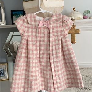 Pink Wool Mayoral Baby Dress